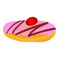 Candy bakery icon, cartoon style