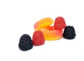 Candy berries and jelly sweets