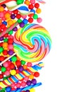 Candy border Royalty Free Stock Photo