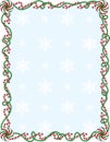 Candy Cane Border Royalty Free Stock Photo