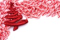 Candy Cane Border Royalty Free Stock Photo