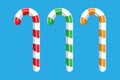 Candy cane. Christmas candy. Royalty Free Stock Photo