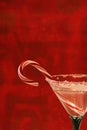 Candy Cane Cocktail Royalty Free Stock Photo