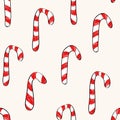 Candy Cane Half-Drop repeat pattern