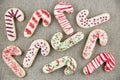 Candy Cane Sugar Cookies Royalty Free Stock Photo