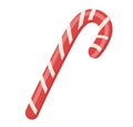 Candy Cane vector icon. Isolated on white background.