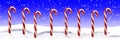 Candy Canes Snow