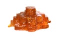 Candy caramel isolated on white background Royalty Free Stock Photo
