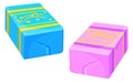 Candy cartoon icon. Paper wrapped sugar sweets Royalty Free Stock Photo