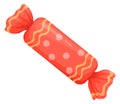 Candy cartoon icon. Wrapped paper sugar sweet Royalty Free Stock Photo