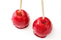 Candy Christmas apples isolated Royalty Free Stock Photo