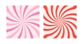 Candy color sunburst backgrounds