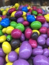 Candy colored chocolate in glaze Royalty Free Stock Photo