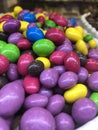 Candy colored chocolate in glaze Royalty Free Stock Photo