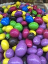 Candy colored chocolate in glaze Royalty Free Stock Photo