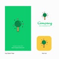 Candy Company Logo App Icon and Splash Page Design. Creative Business App Design Elements