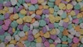 Candy Conversation Hearts for Valentine`s Day Royalty Free Stock Photo