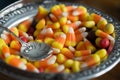 Candy Corn display for Halloween