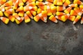 Candy corn Halloween background