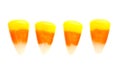 Candy corn isolated on white Royalty Free Stock Photo