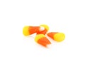 Candy Corn Over White Background Royalty Free Stock Photo