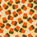 Candy Corn Square Seamless Vector Illustration 1 Royalty Free Stock Photo