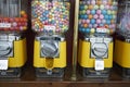 Candy dispenser with bubble gum