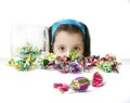 Candy girl Royalty Free Stock Photo