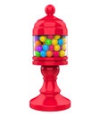 Candy Gumball Machine Isolated Royalty Free Stock Photo