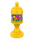 Candy Gumball Machine Isolated Royalty Free Stock Photo
