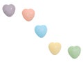 Candy Hearts (8.2mp Image) Royalty Free Stock Photo