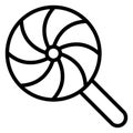 Candy Isolated Vector icon which can easily modify or edit Royalty Free Stock Photo