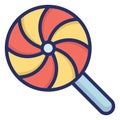 Candy Isolated Vector icon which can easily modify or edit Royalty Free Stock Photo