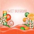 Candy land background