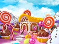 Candy land with fantasy house