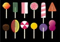 Candy lolly pops