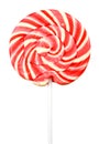 Candy pink spiral lollipop