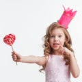 Candy princess girl Royalty Free Stock Photo