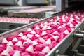 Candy production line showcasing advanced automation