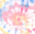 Candy Psychedelic Kaleidoscope. Dyed Swirl Paint