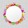 Candy Shop Banner Royalty Free Stock Photo