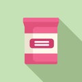 Candy snack food icon flat vector. Vending machine package Royalty Free Stock Photo