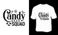Candy squad, Halloween t-shirt design.