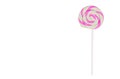 Candy on stick. Lollipop on white background Royalty Free Stock Photo