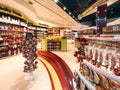 Candy store - Many colorful candies with different types varieties of candy, chocolate and dessert in Abu Dhabi, UAE