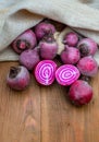 Candy stripe beet Royalty Free Stock Photo