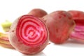 Candy striped beets Royalty Free Stock Photo