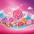 candy sweet fantasy pink background food dessert sugar