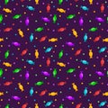 Candy toffee seamless pattern