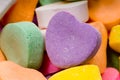 Candy Valentine's Hearts - Close-up Royalty Free Stock Photo